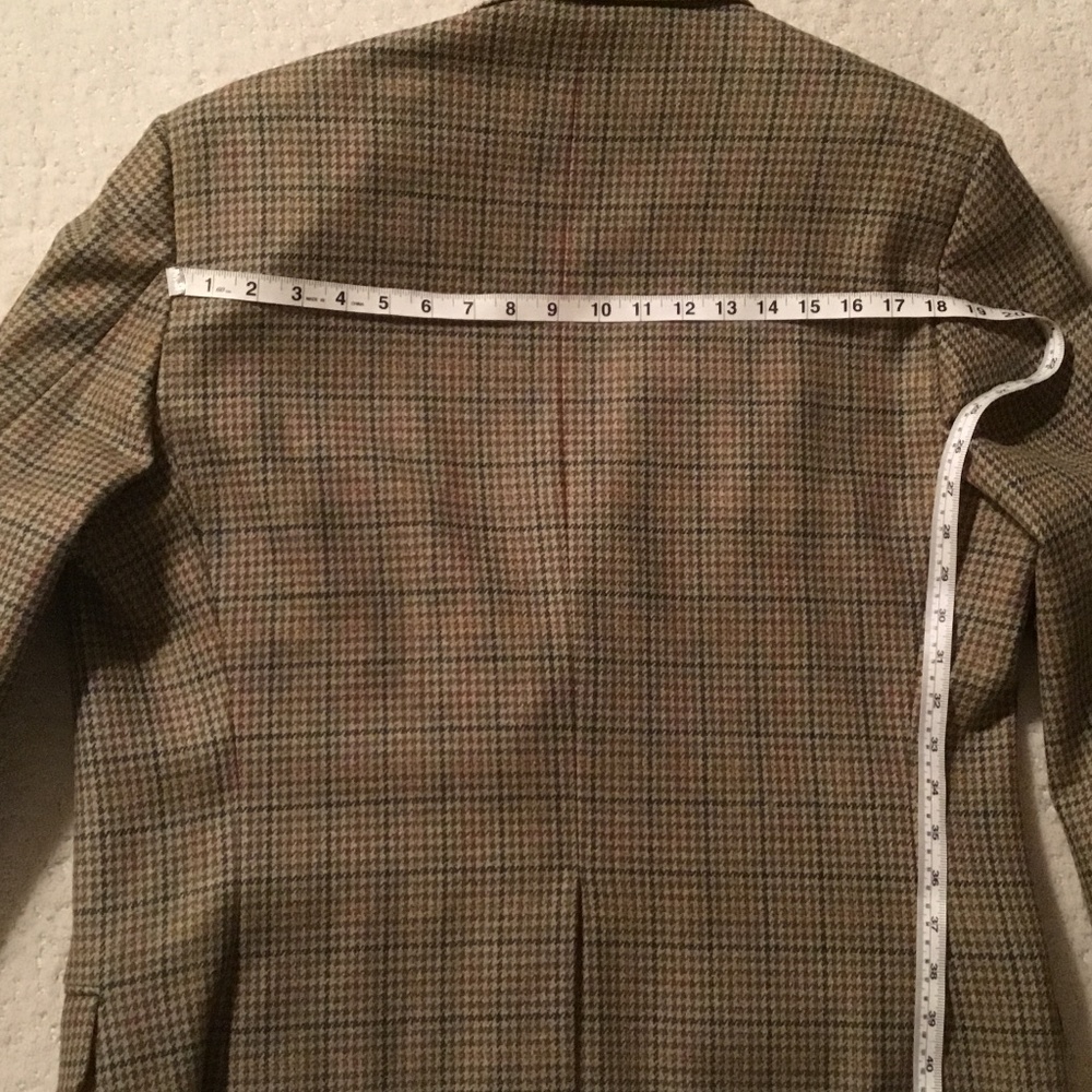 Bespoke Holland and Sherry, Savile Row, Houndstooth Wool Sport Coat - Picture 13 of 16